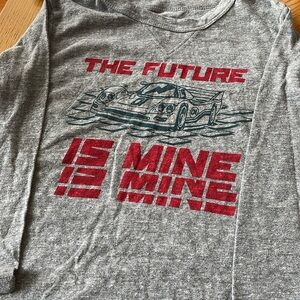 Chaser The Future is Mine Long Sleeve Shirt Size 6 NWT